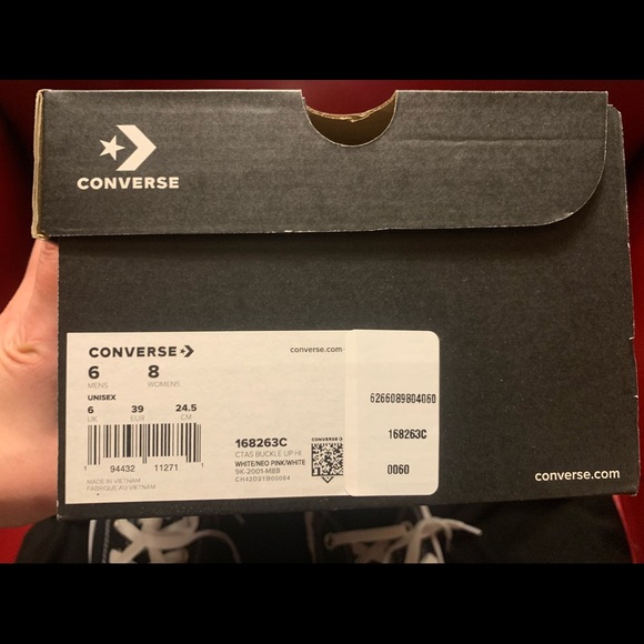 Converse CTA Buckle-up High black/white/volt glow - Picture 7 of 8